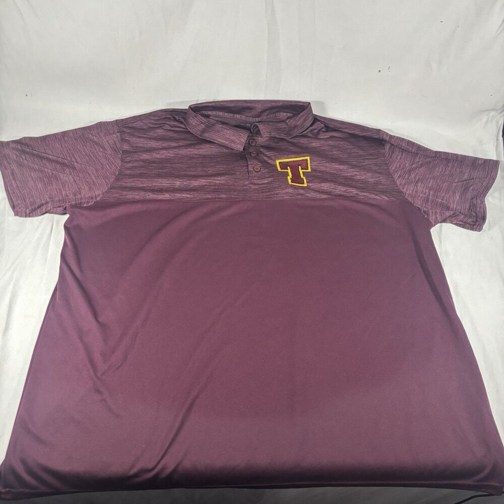 Augusta Sportswear Maroon Polo Shirt 3XL T Logo